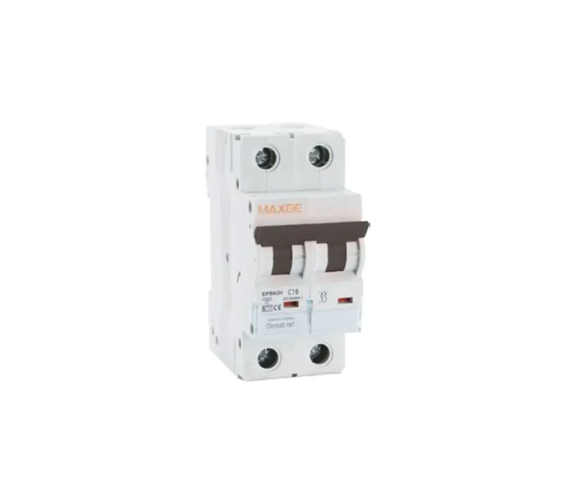 Disjoncteur 1P+N 6A 4kA Courbe C Résidentiel MAXGE Alpha+