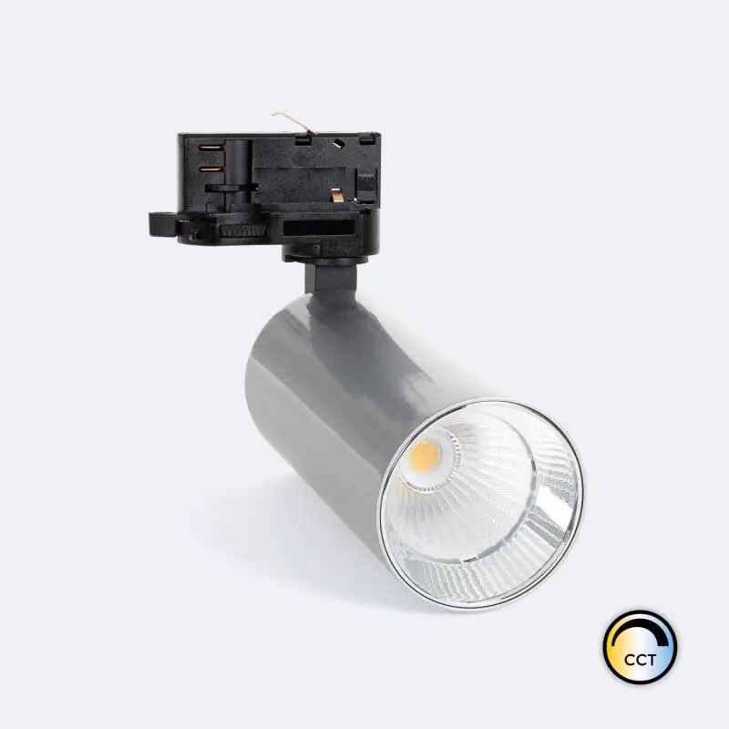 Spot LED sur Rail Triphasé 18W CCT Sélectionnable Misoh