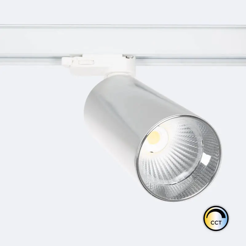Spot LED sur Rail Triphasé 30W CCT Sélectionnable Misoh