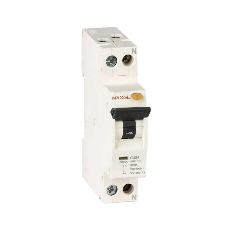 Disjoncteur Combiné DPN ( Disjoncteur Miniature + Différentiel) Résidentiel 1P+N 6-40 A 6kA Courbe C MAXGE