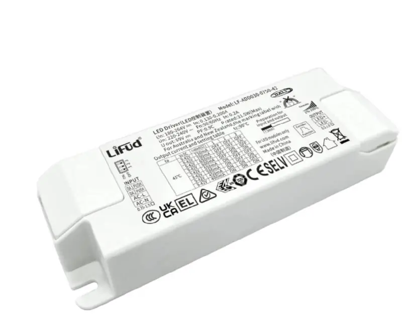 Driver LIFUD Dimmable DALI/PUSH BASIC 200-240V Sortie 9-54V