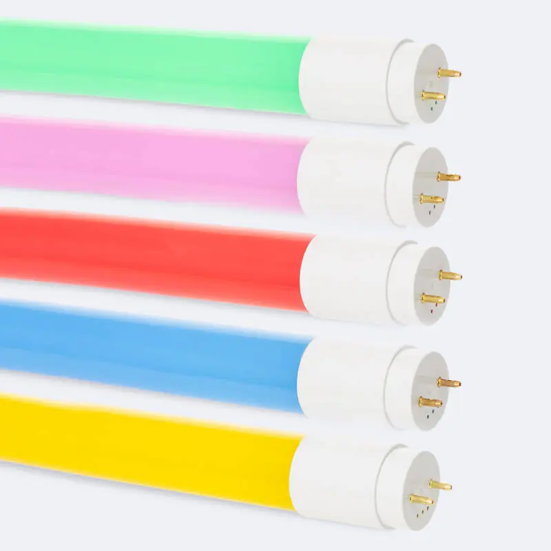 Tube LED T8 G13 60cm PC Tube LED Couleur 9W