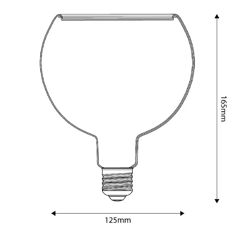 Ampoule Filament LED E27 4,5W 300 lm Creative-Cables BB-G05