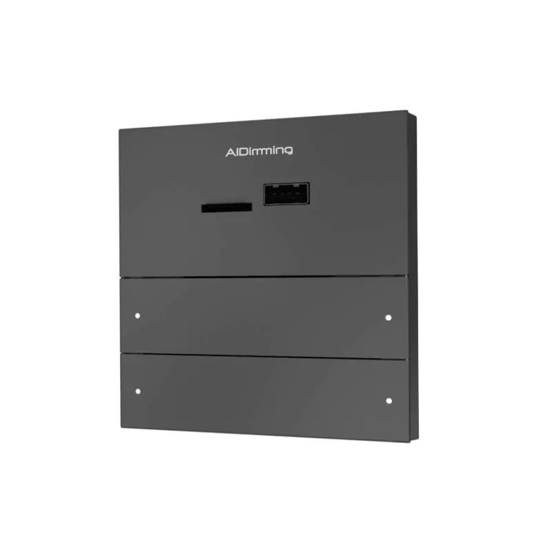 Panneau Gestion de Scènes DALI AIDimming PE-XC4 avec 4 Touches Tactiles en Aluminium