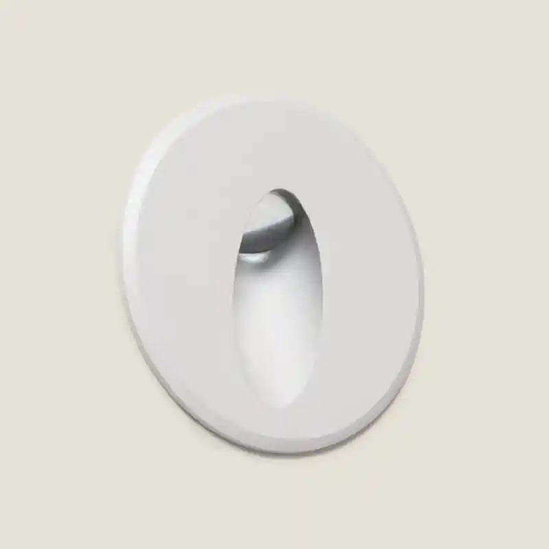 Balise Extérieure LED 3W Encastrable Oval en Aluminium Adam