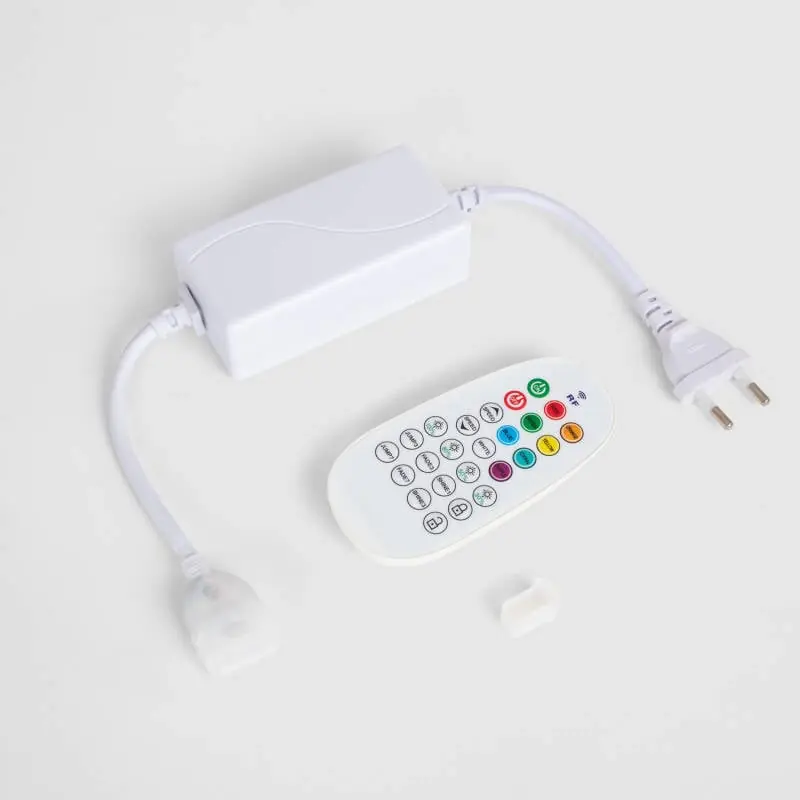 Contrôleur pour Ruban LED Néon Dimmable 220V RGB SFLEX8 avec Contrôleur RF