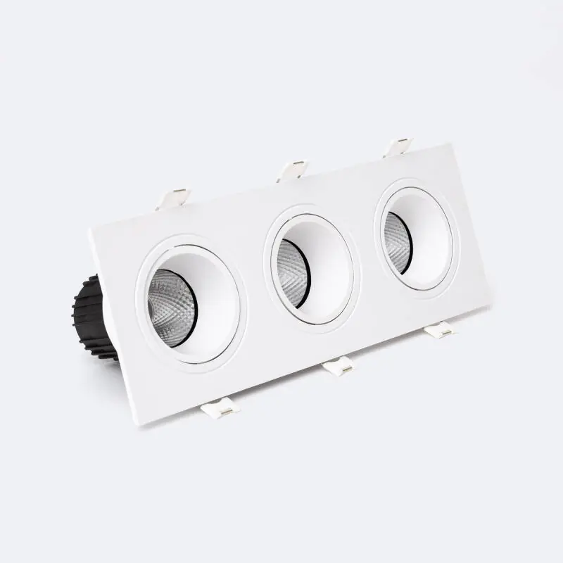 Downlight Carré Inclinable LED 21W Dimmable Coupe 235x75 mm