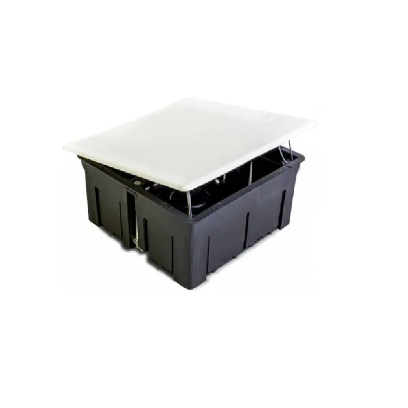 Boîtier de Connexion pour Cloison Creuse 105x150x50 avec Couvercle à Griffes Métalliques C43