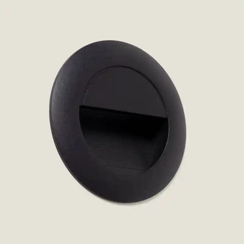 Balise Murale Extérieure LED 3W Encastrable Aluminium Ronde Segre