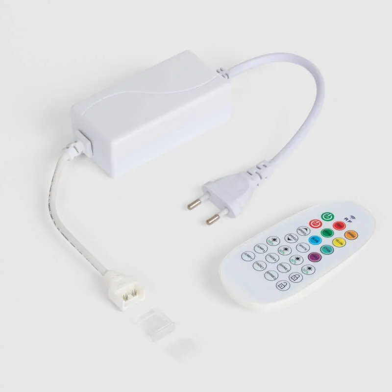 Contrôleur pour Ruban LED RGB 220V WCOB Silicone FLEX avec Télécommande RF
