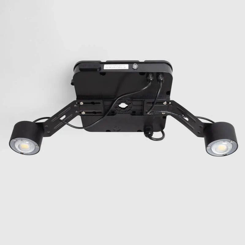Module Réglable avec Deux Lampes de Secours à LED 160 lm/W pour Cloches UFO