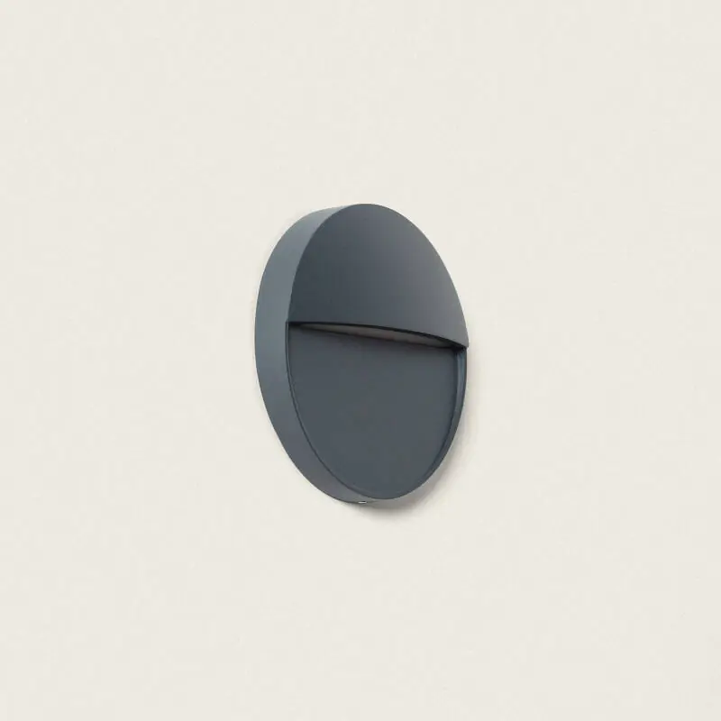 Applique Murale Extérieure LED 3W Saillie Rond Jade