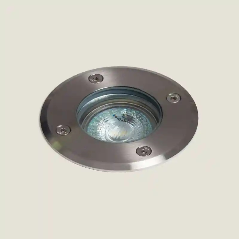 Spot Extérieur Encastrable au Sol Basculant Inox GU10