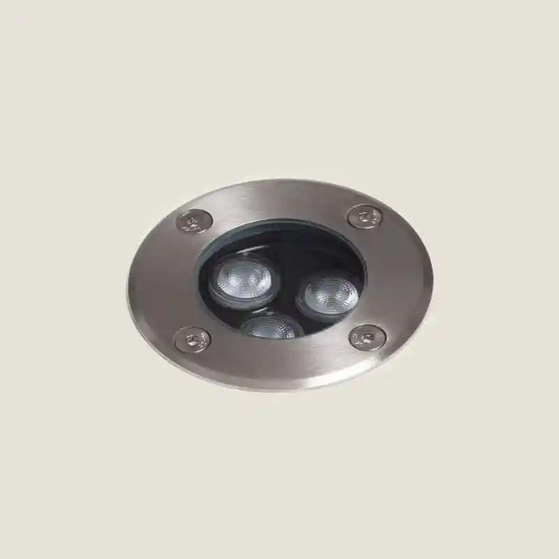 Spot Extérieur LED 3W Solid Encastrable au Sol Inox Hallo