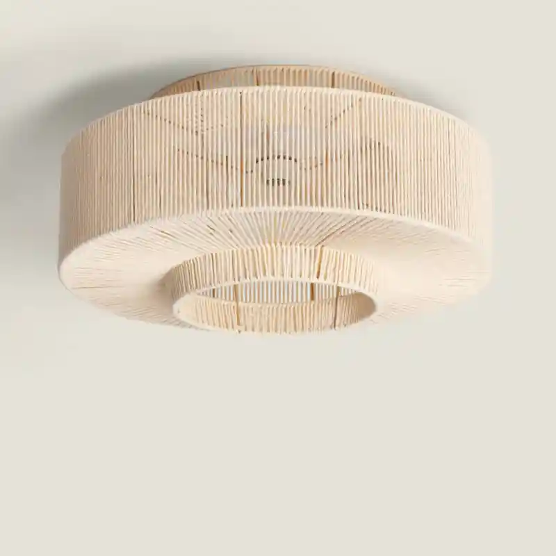 Plafonnier Corde en Coton Alma