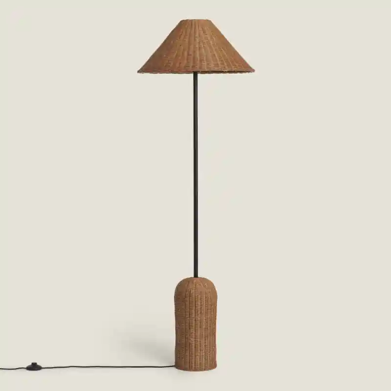 Lampadaire Rotin Nara
