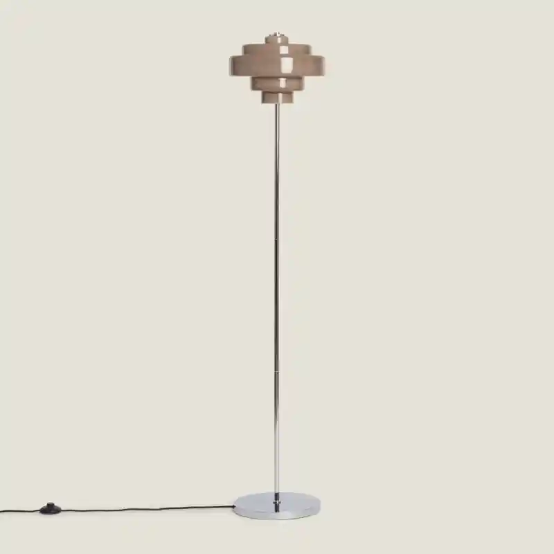 Lampadaire en Métal et Verre Nova