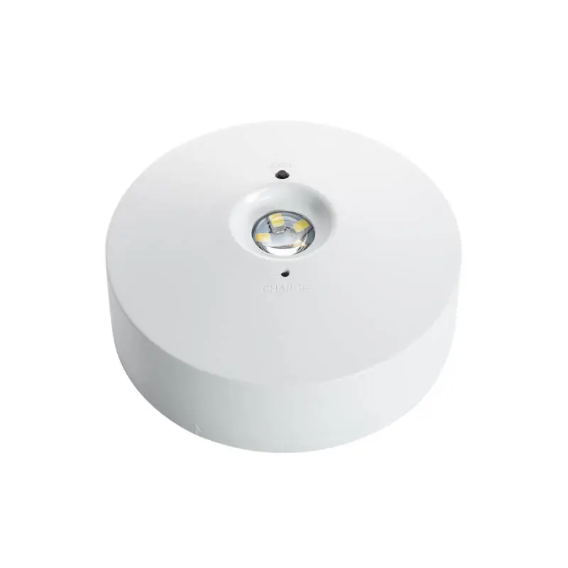 Éclairage de Secours LED En Saillie 120lm Permanent/Non Permanent Circulaire
