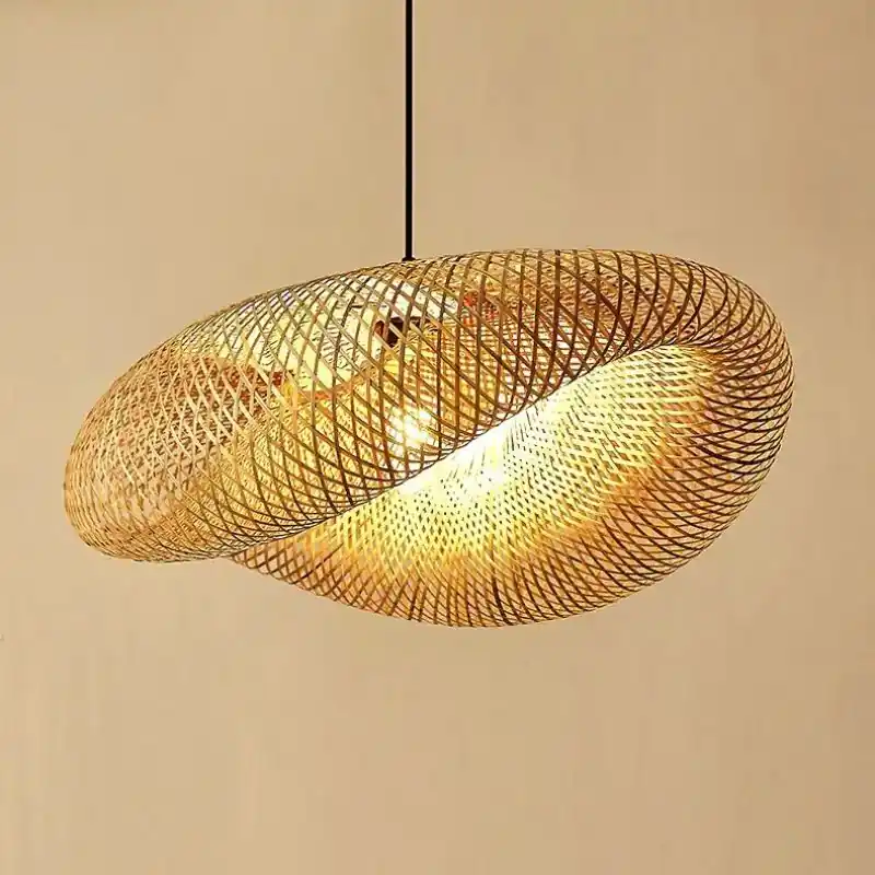 Suspension en bambou sculptural Oceïa