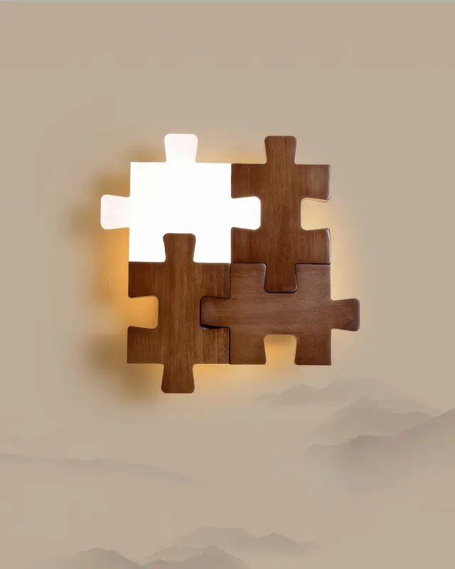 Applique murale PuzzleGlow
