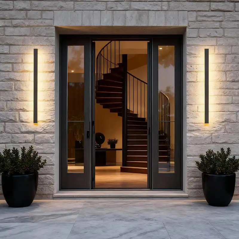 Applique Murale Extérieure Linéaire LED Ultra Fine