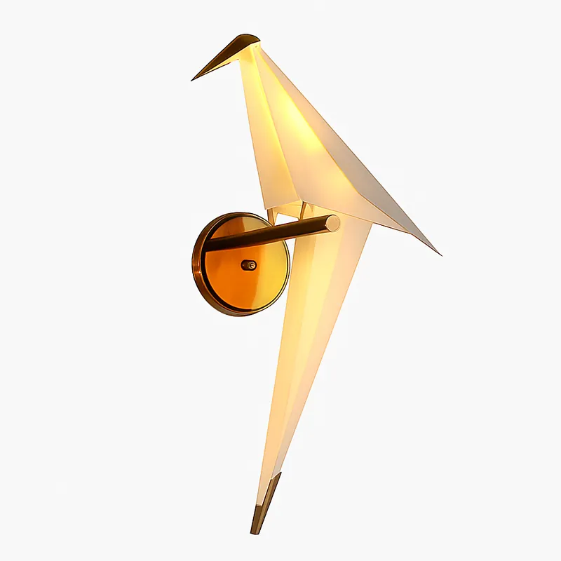 Applique murale oiseau design en métal – inspiration origami, Bird