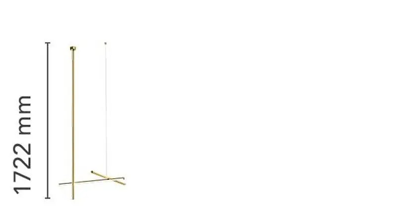 Plafonnier modèle Coordonnées C1 Long CL III par Flos
