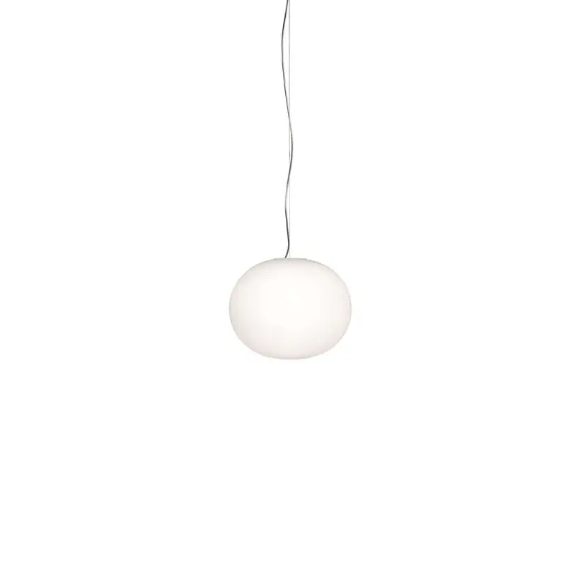 Lampe à suspension Glo-Ball s1 blanche par Flos