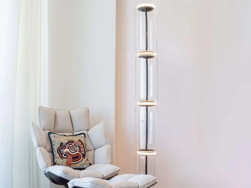 Lampadaire modèle Floss Noctambule 4 Cylindres Hauts