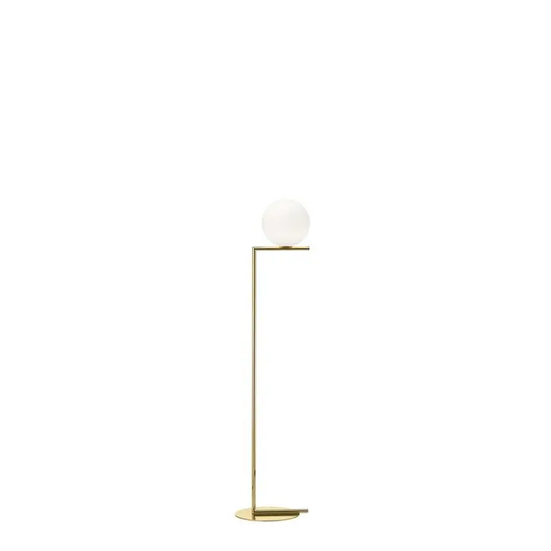 Lampadaire modèle IC F1 Or 24 carats 10 Anniversaire par Flos