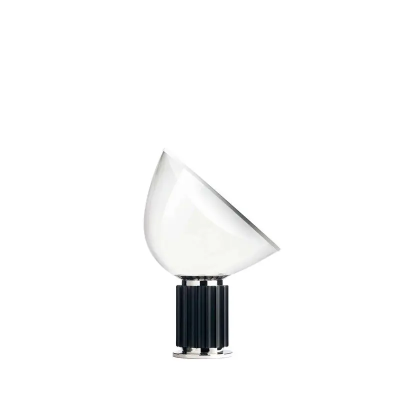 Lampe tactile LED en méthacrylate noir (PMMA) Flos
