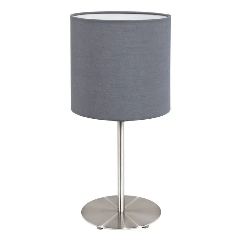 Lampe de table modèle Pasteri nickel par Eglo
