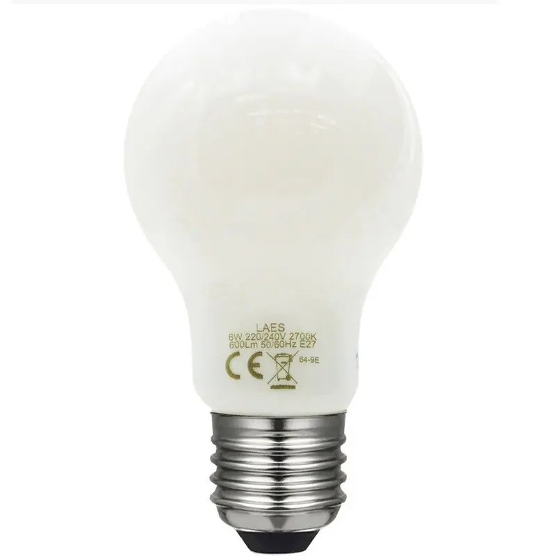 Laes opale standard en verre plein