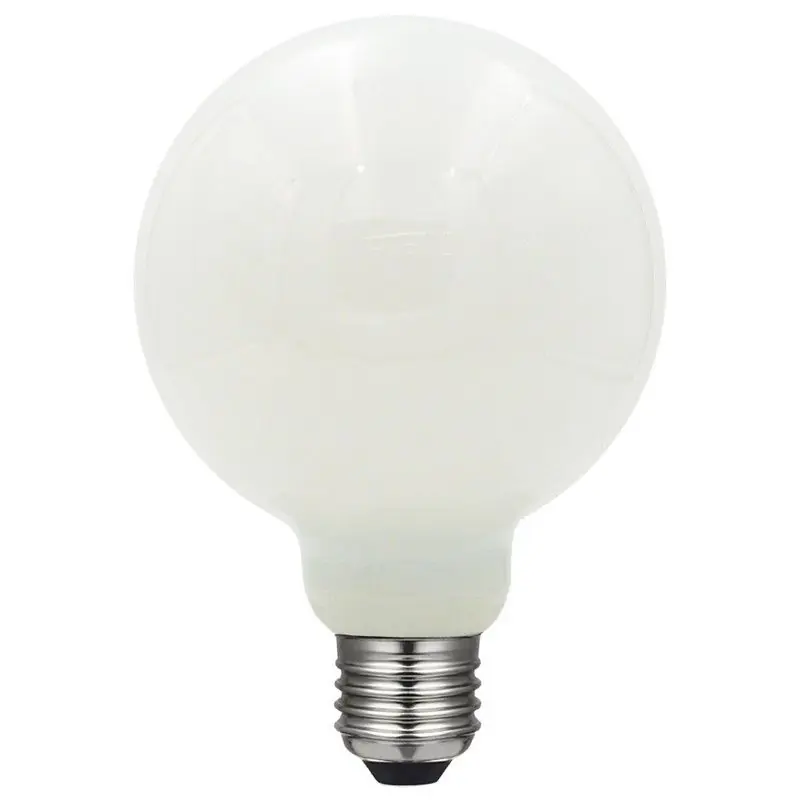 Ampoule globe 95mm finition opale plein verre 7w 2700k de Laes
