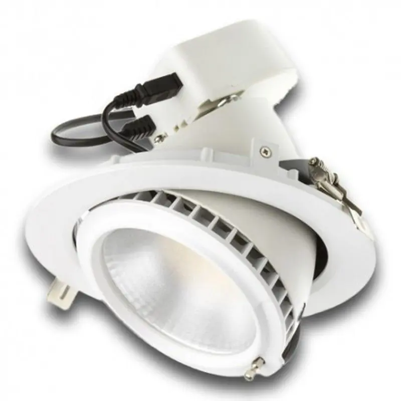 Oregon downled réglable rond 60w blanc chaud blanc Threeline