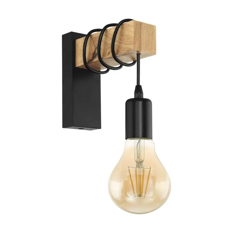 Applique murale vintage Townshend en bois par Eglo