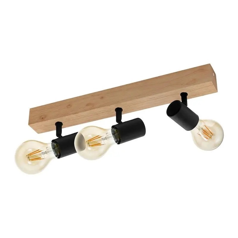 Spot Townshend 3 lumières noir Eglo