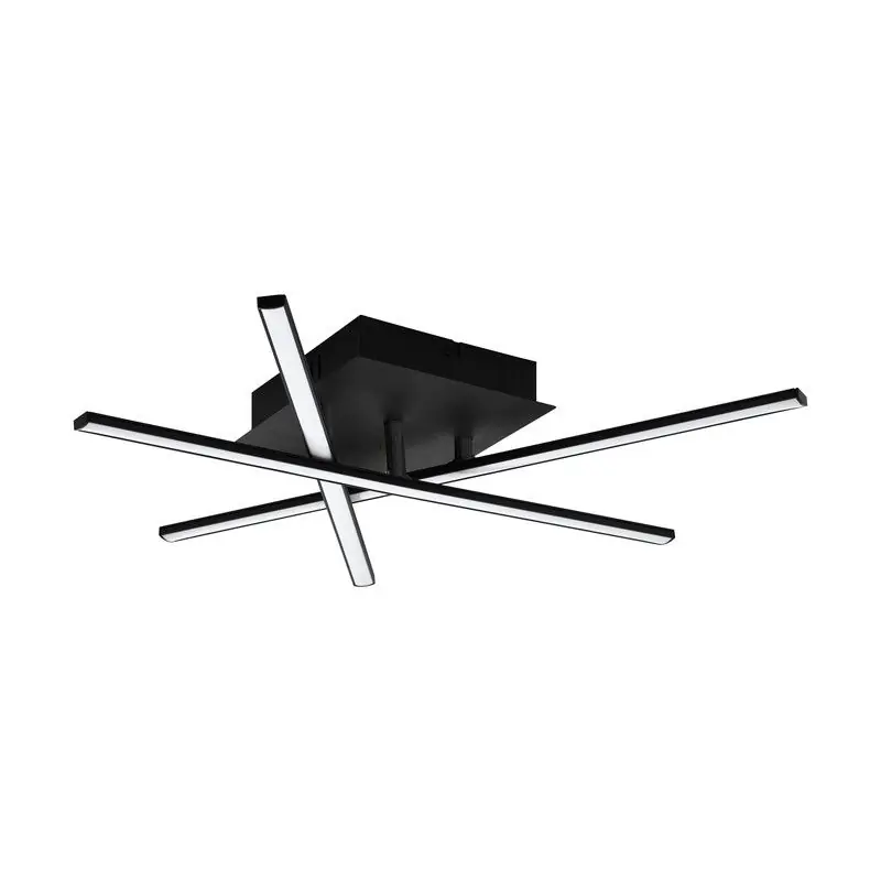Plafonnier Lasana 3 noir Eglo