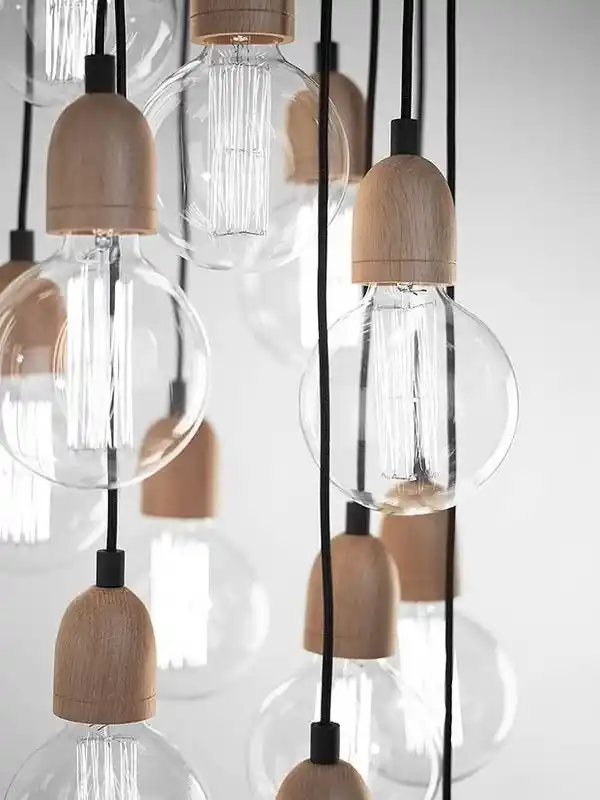 Lampe suspendue d‘intérieur ilde bois max s7 led B Lux