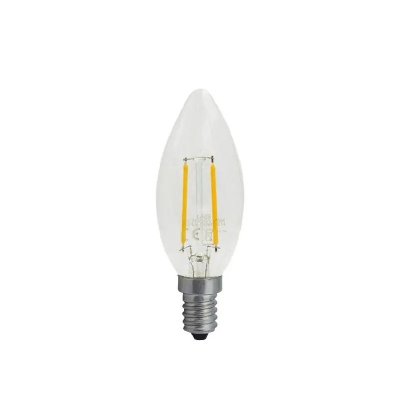 Ampoule bougie 4w 2700k e14 transparente Laes
