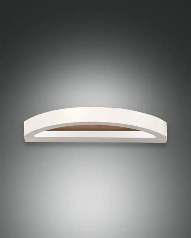 Applique murale Led blanche, modèle Cordoba par Fabas Luce