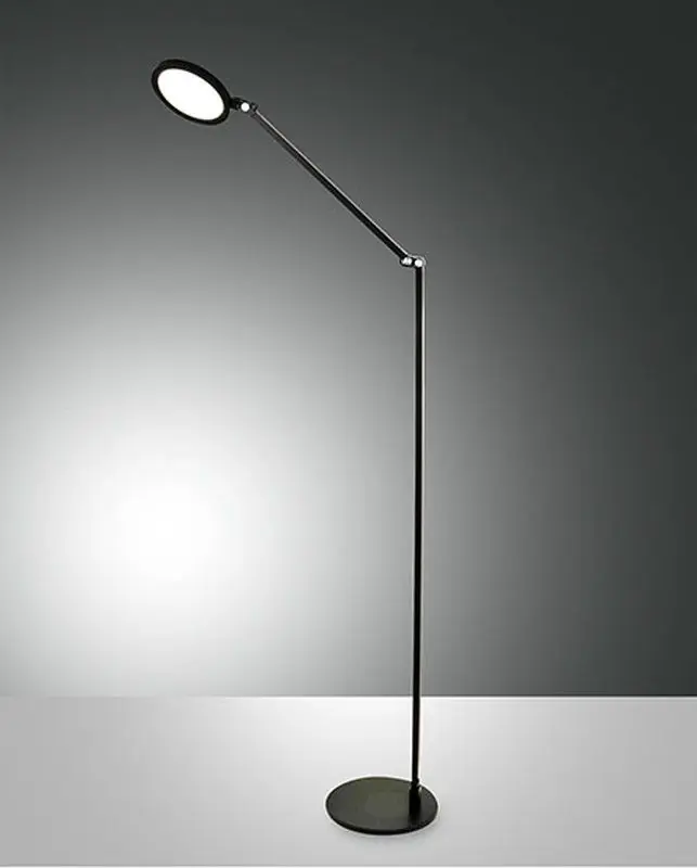 Lampadaire de salon modèle Regina en noir par Fabas Luce