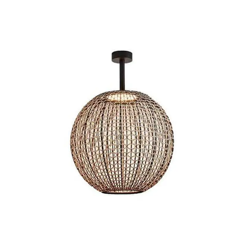 NANS SPHERE PF/60 OUTDOOR - PLAFONNIER - TRIAC DIMABLE - MARRON GRAPHITE