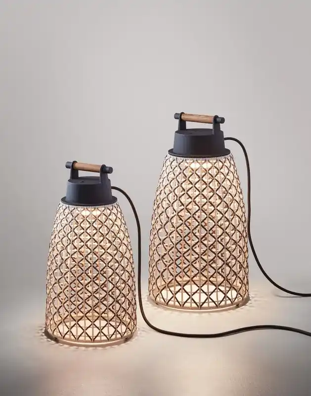 LAMPE DE TABLE D‘EXTÉRIEUR PORTABLE M/41 NANS - BRUN GRAPHITE
