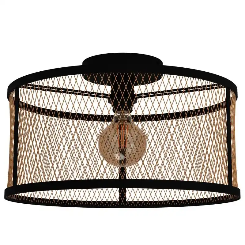 Lampe de salon suspendue de style vintage Delow Eglo