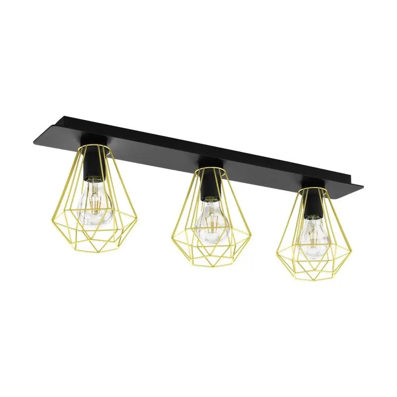 Lampe de salon style vintage Tarbes Eglo plafonnier