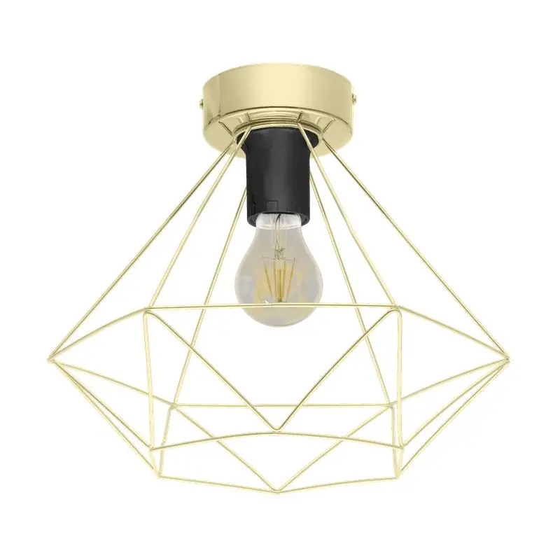Lampe de salon style vintage Tarbes Eglo plafonnier