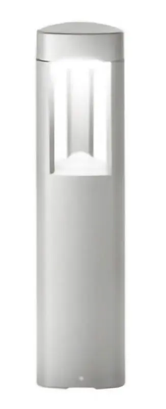 Lampe balise JANET gris métallisé 50 Gea Luce