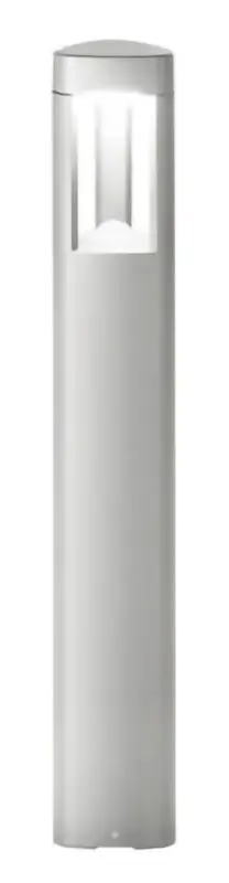 Lampe balise JANET gris métallisé 80 Gea Luce