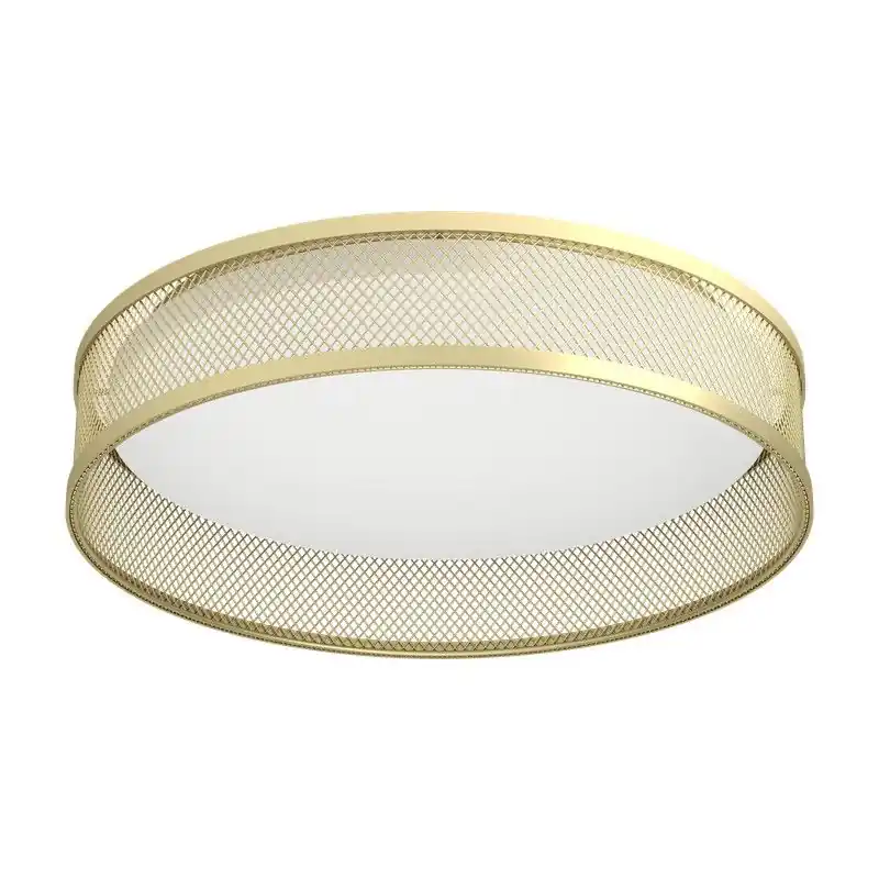 Plafonnier Led Luppineria couleur laiton par Eglo